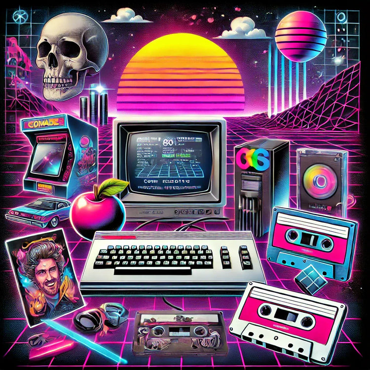 Retro Revolution Poster Collection – Commodore & Iconic 80s Nostalgia