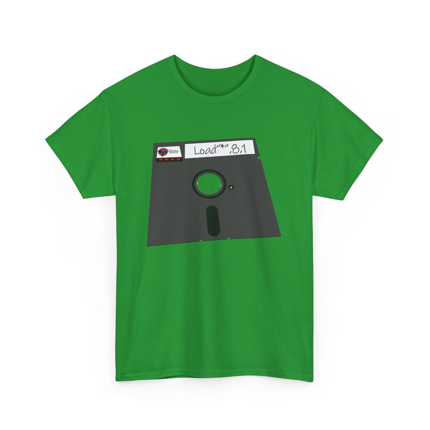 Commodore Floppy Disk Tee – LOAD"*",8,1 Retro Computer Command