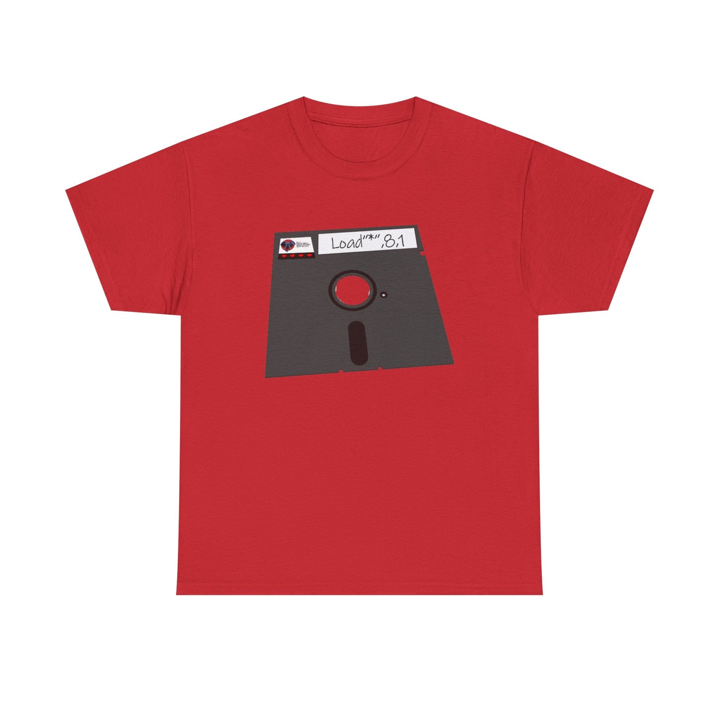 Commodore Floppy Disk Tee – LOAD"*",8,1 Retro Computer Command