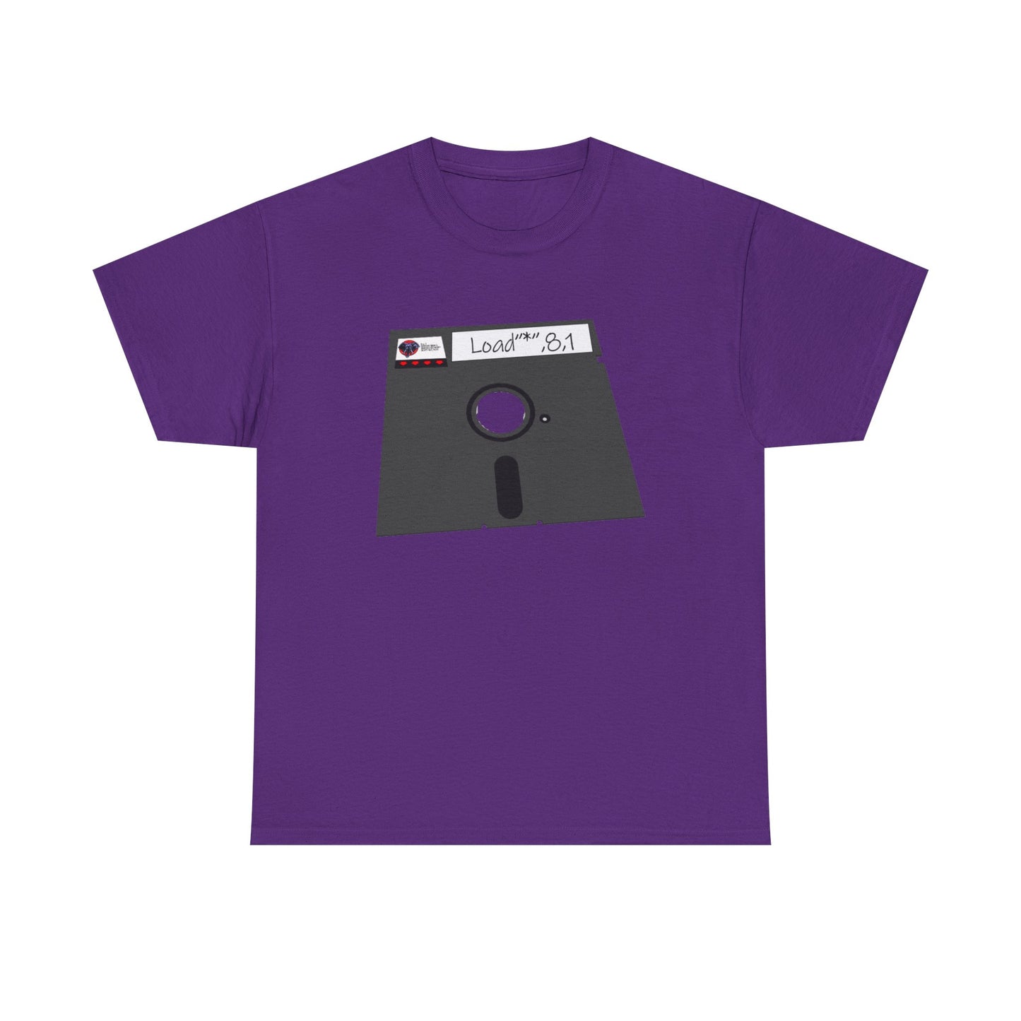 Commodore Floppy Disk Tee – LOAD"*",8,1 Retro Computer Command