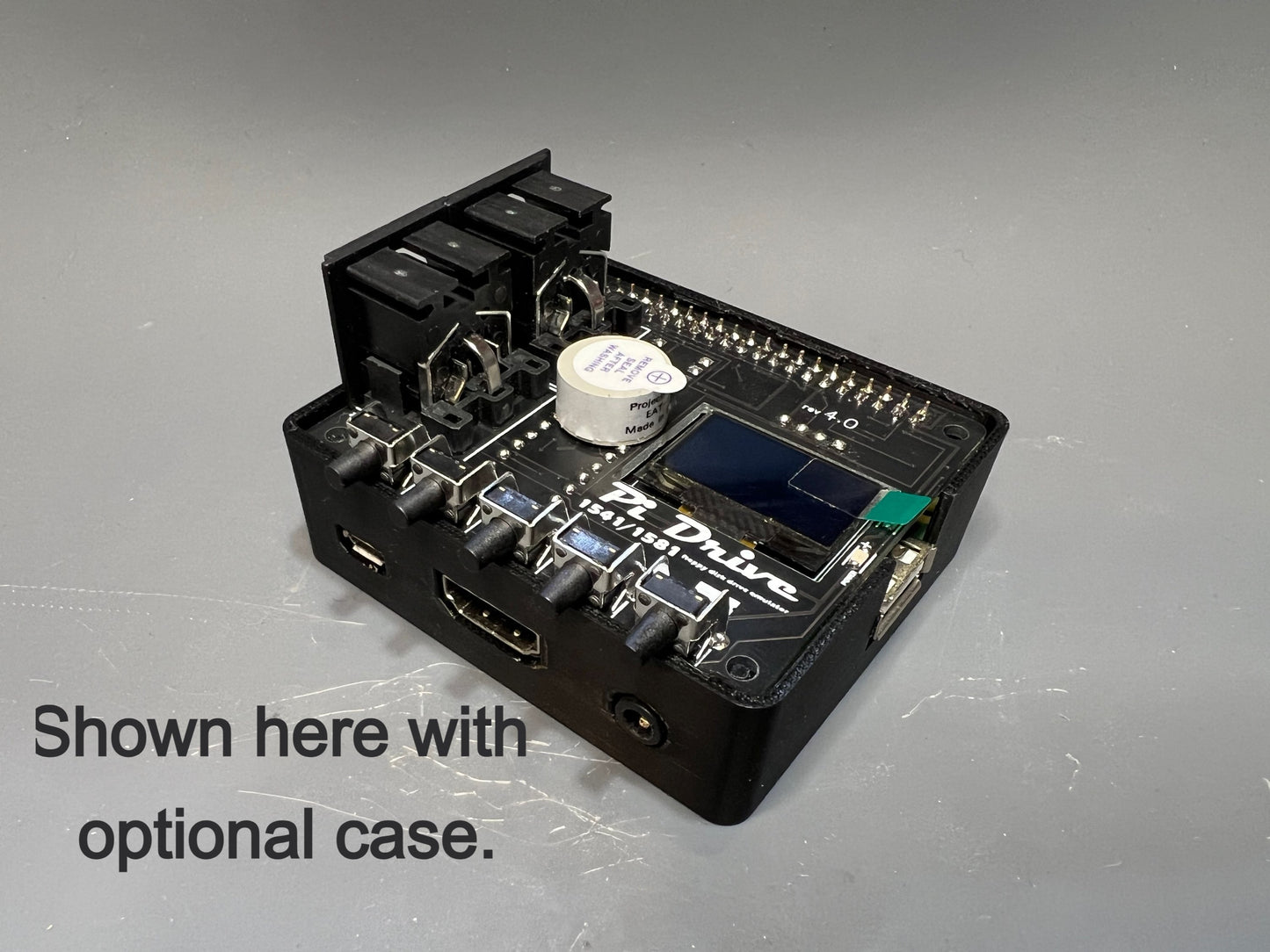 PiDRIVE *BLACK Edition* Raspberry Pi HAT 1541 1581 Emulator