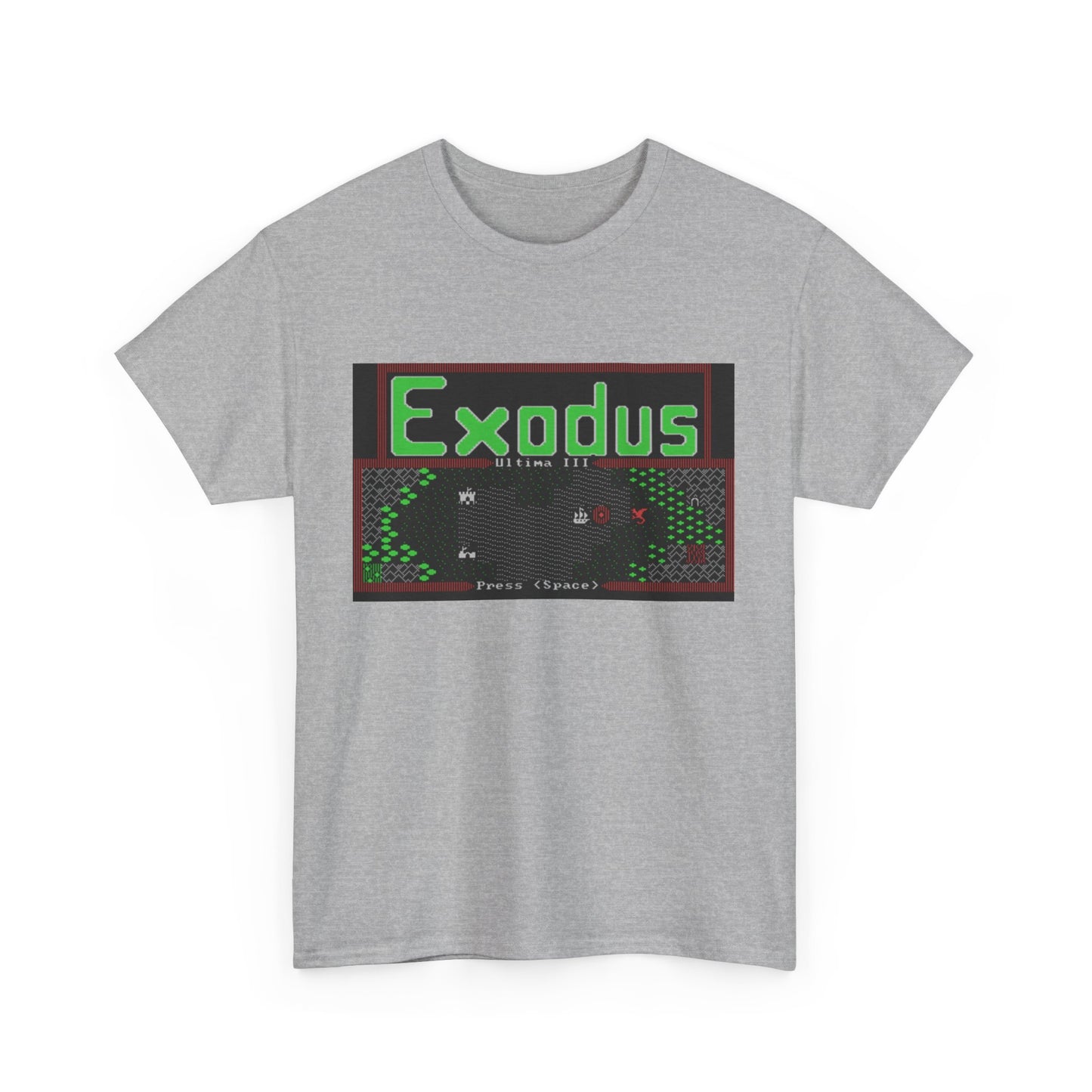 Ultima III: Exodus Commodore 64 Title Screen Tee – Classic C64 RPG