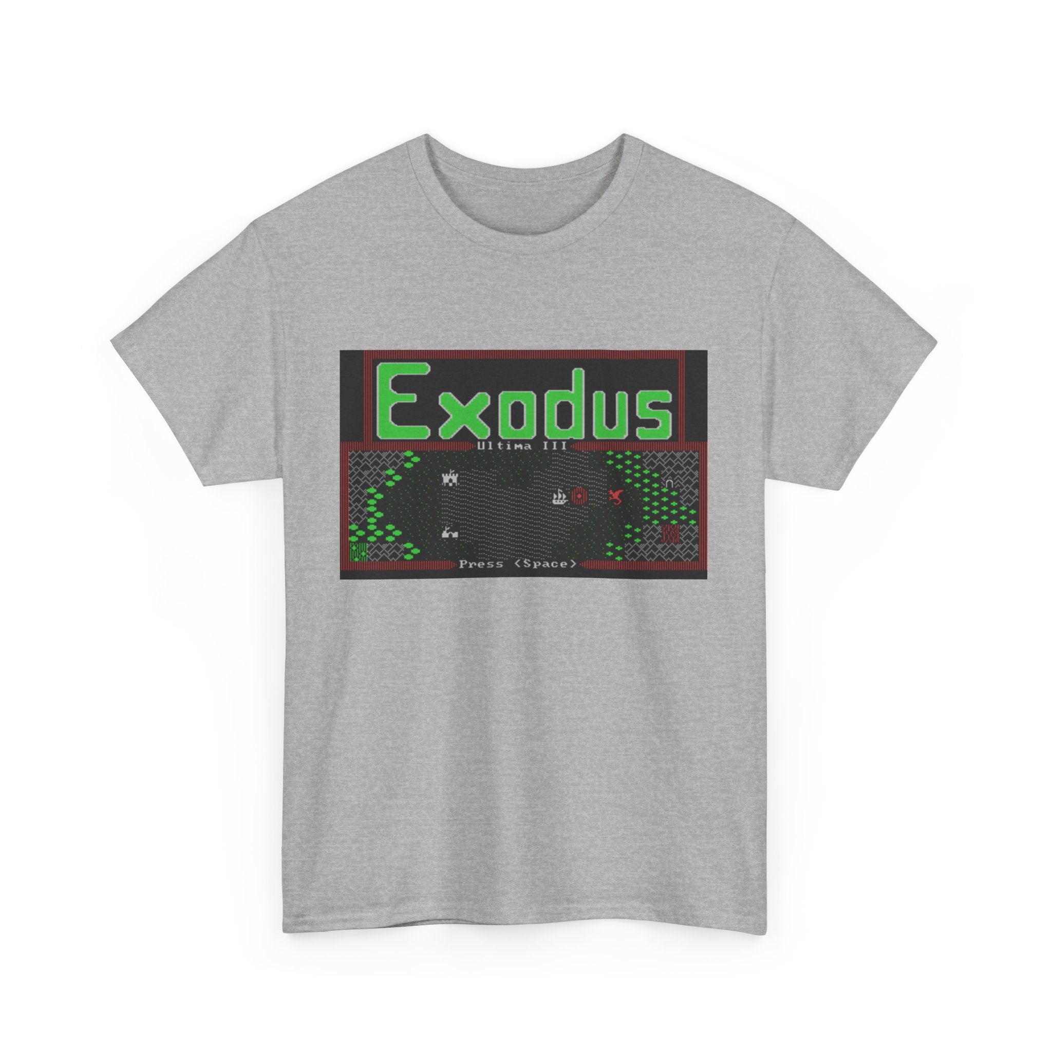 Ultima III: Exodus Commodore 64 Title Screen Tee – Classic C64 RPG