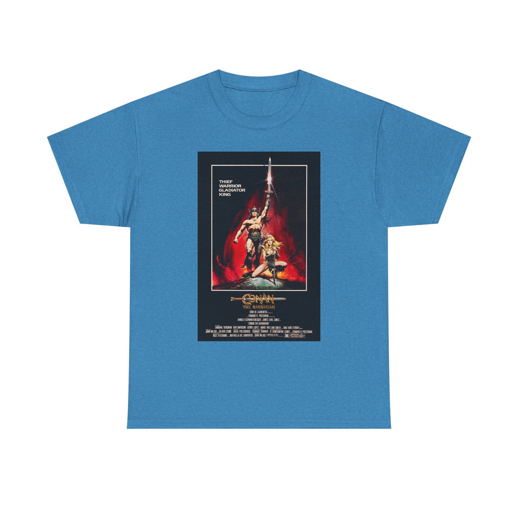 Conan the Barbarian Movie Poster Tee – Epic 80s Fantasy Classic