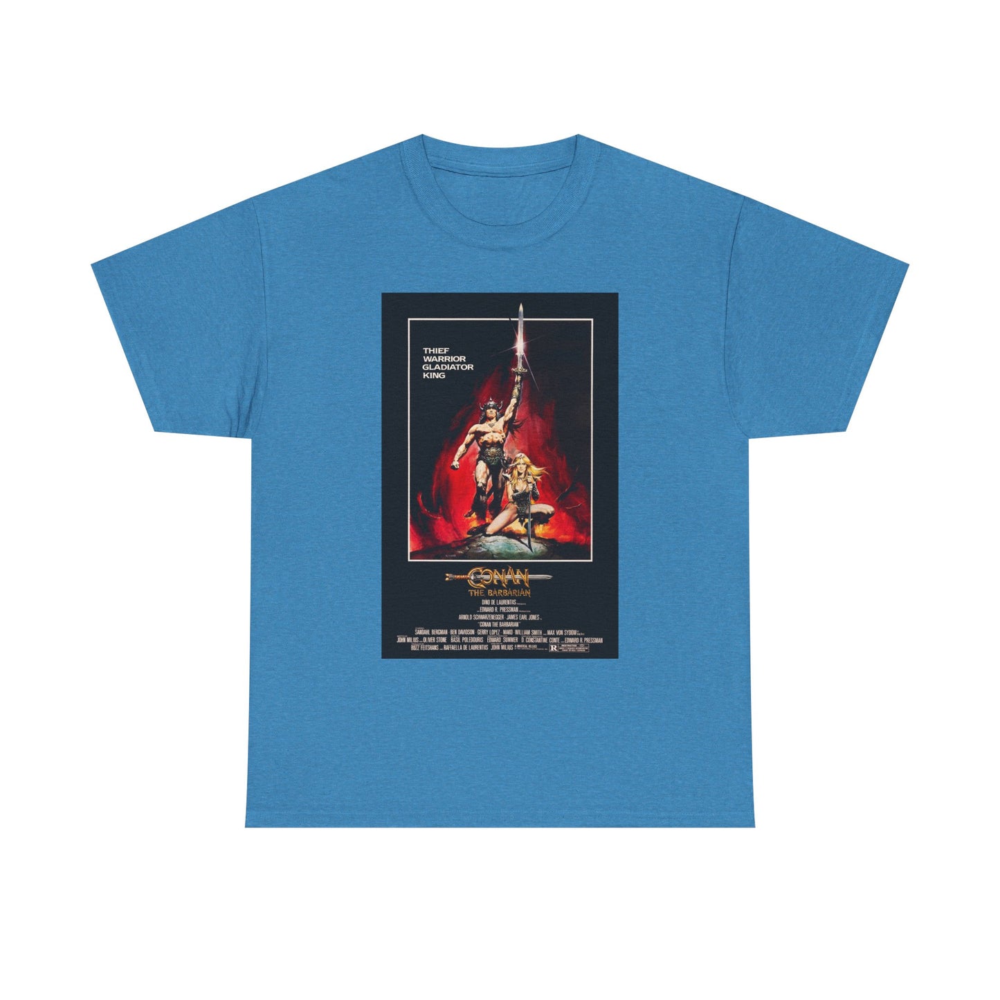 Conan the Barbarian Movie Poster Tee – Epic 80s Fantasy Classic