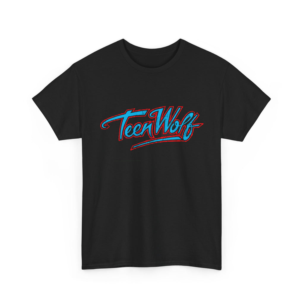 Teen Wolf Neon Logo Tee – 80s Movie Magic