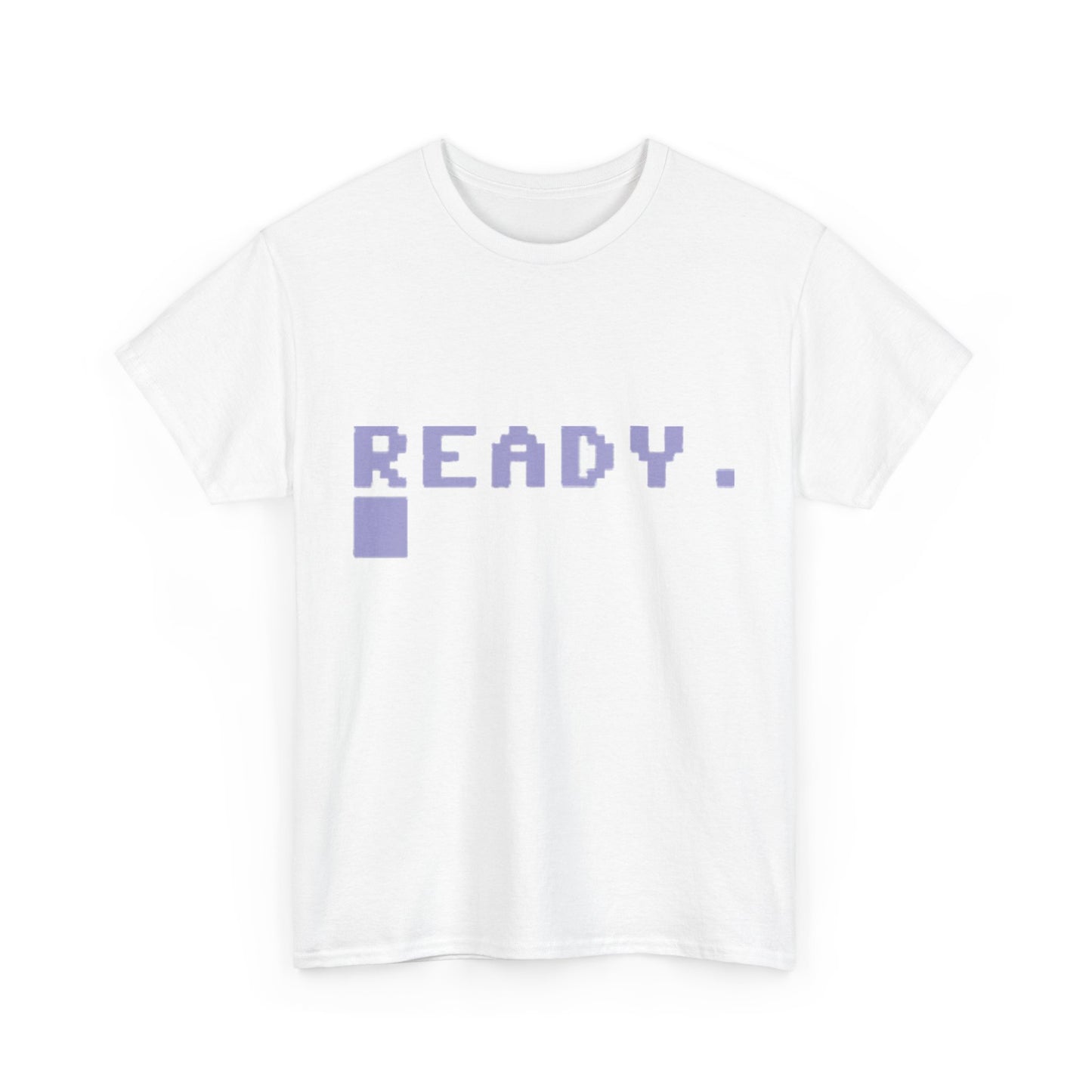 READY. – Commodore 64 Startup Screen Tee 80s Retro Computing