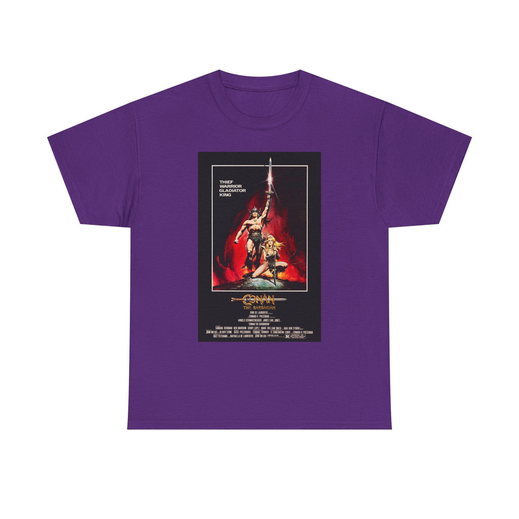 Conan the Barbarian Movie Poster Tee – Epic 80s Fantasy Classic