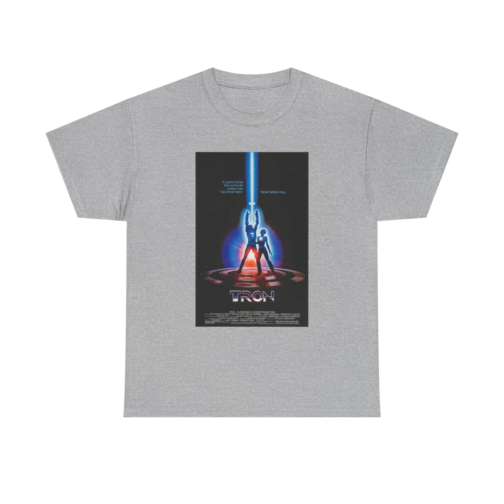 TRON Movie Poster Tee – Neon Sci-Fi Arcade Style Retro 80s