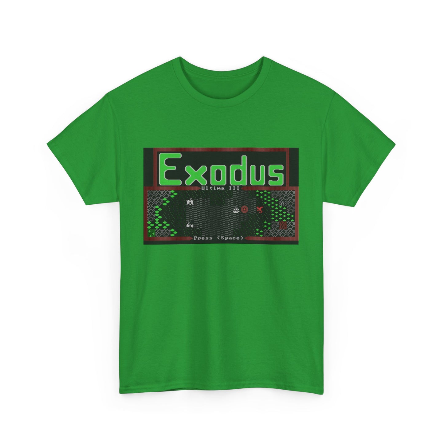 Ultima III: Exodus Commodore 64 Title Screen Tee – Classic C64 RPG