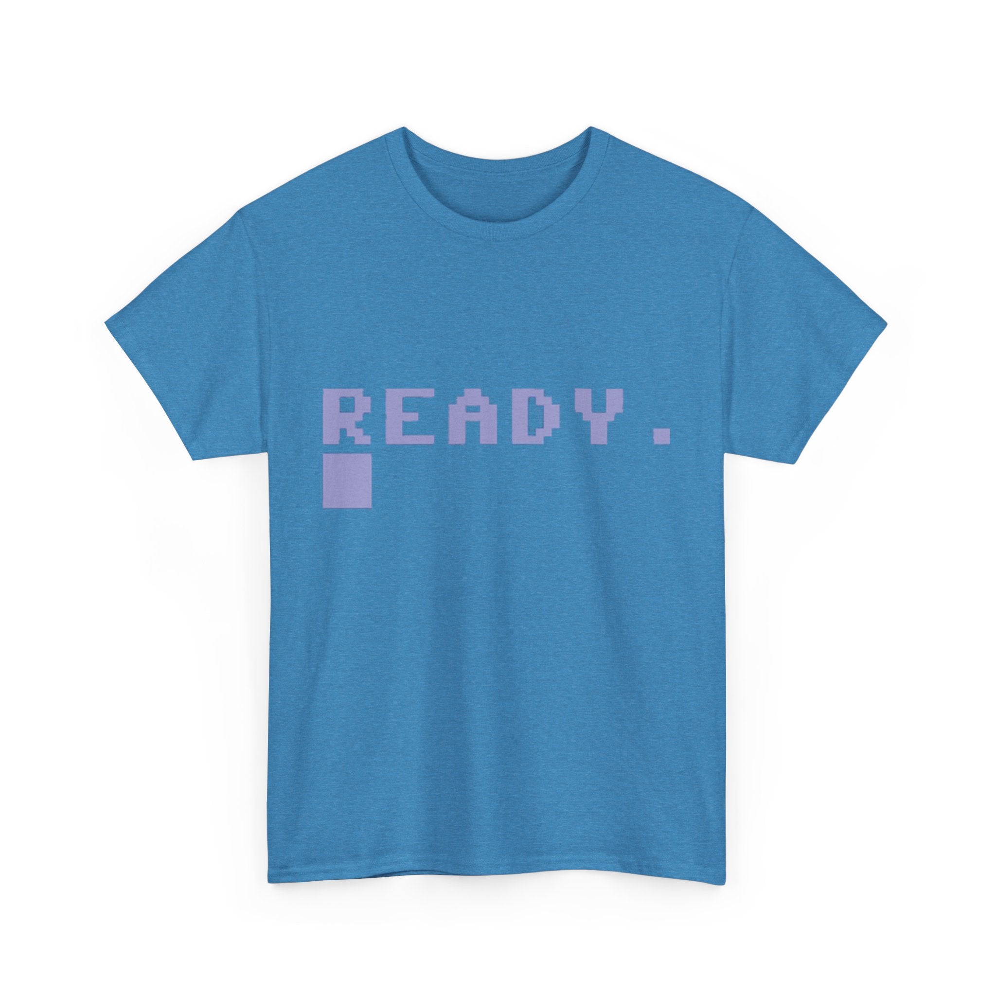 READY. – Commodore 64 Startup Screen Tee 80s Retro Computing