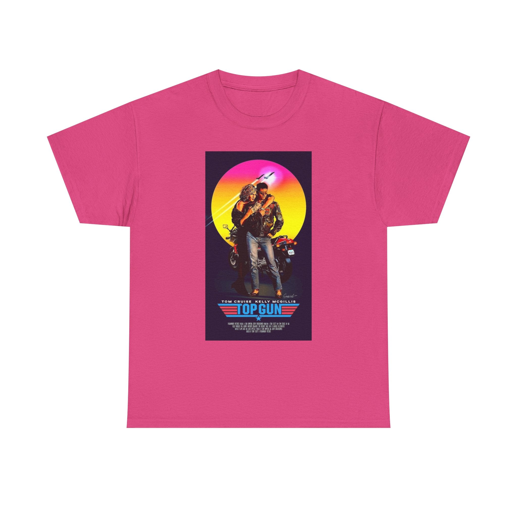 Retro 80s TOP GUN Tee – High-Flying Action Film Style