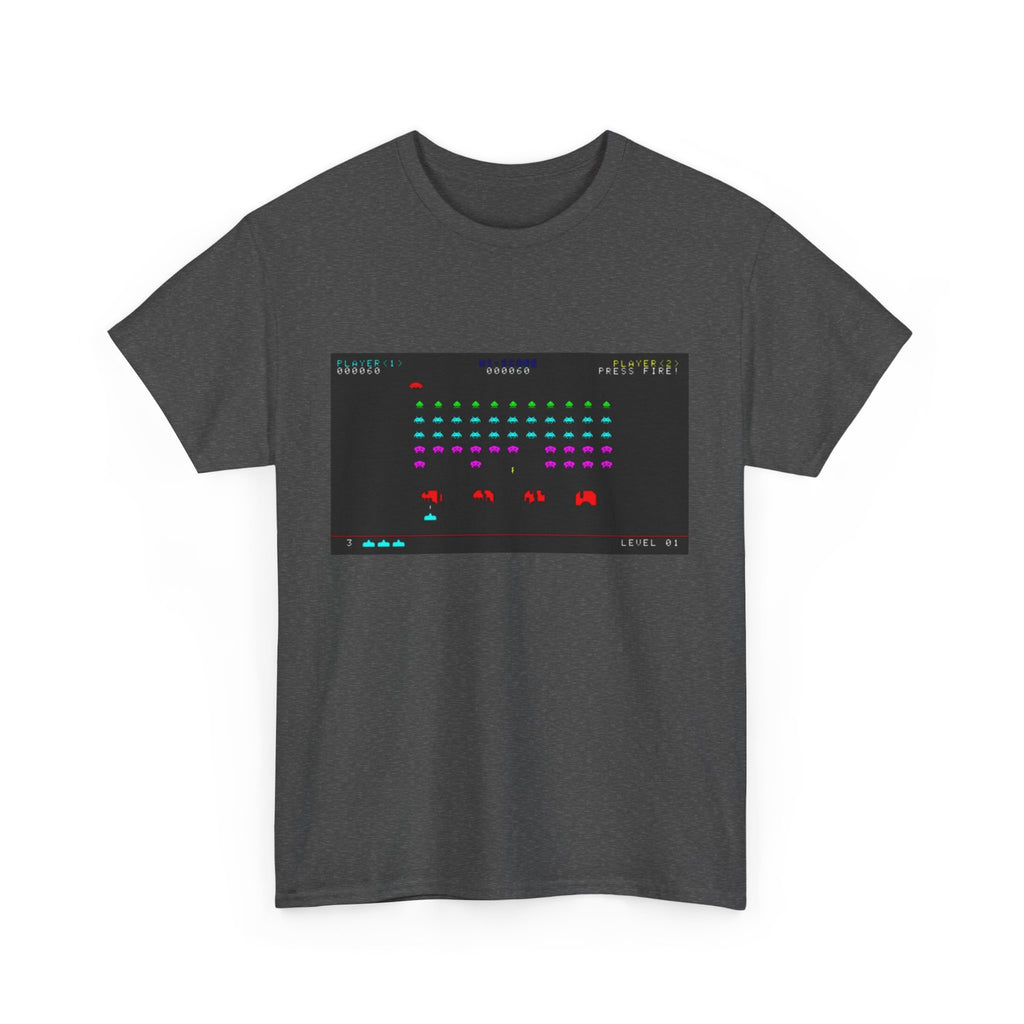Space Invaders Tee – Classic 80s Arcade Game Scene