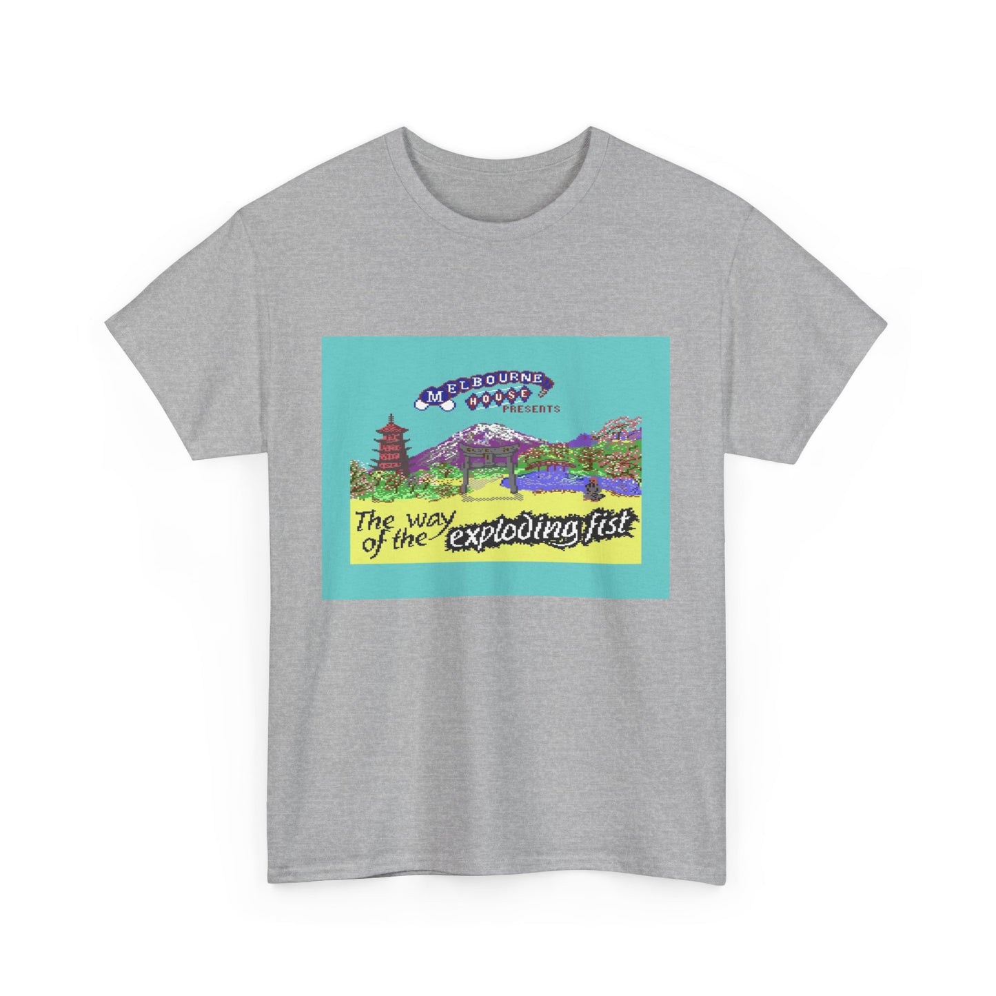 The Way of the Exploding Fist Commodore 64 Title Screen Tee – Classic C64 Fighting Game