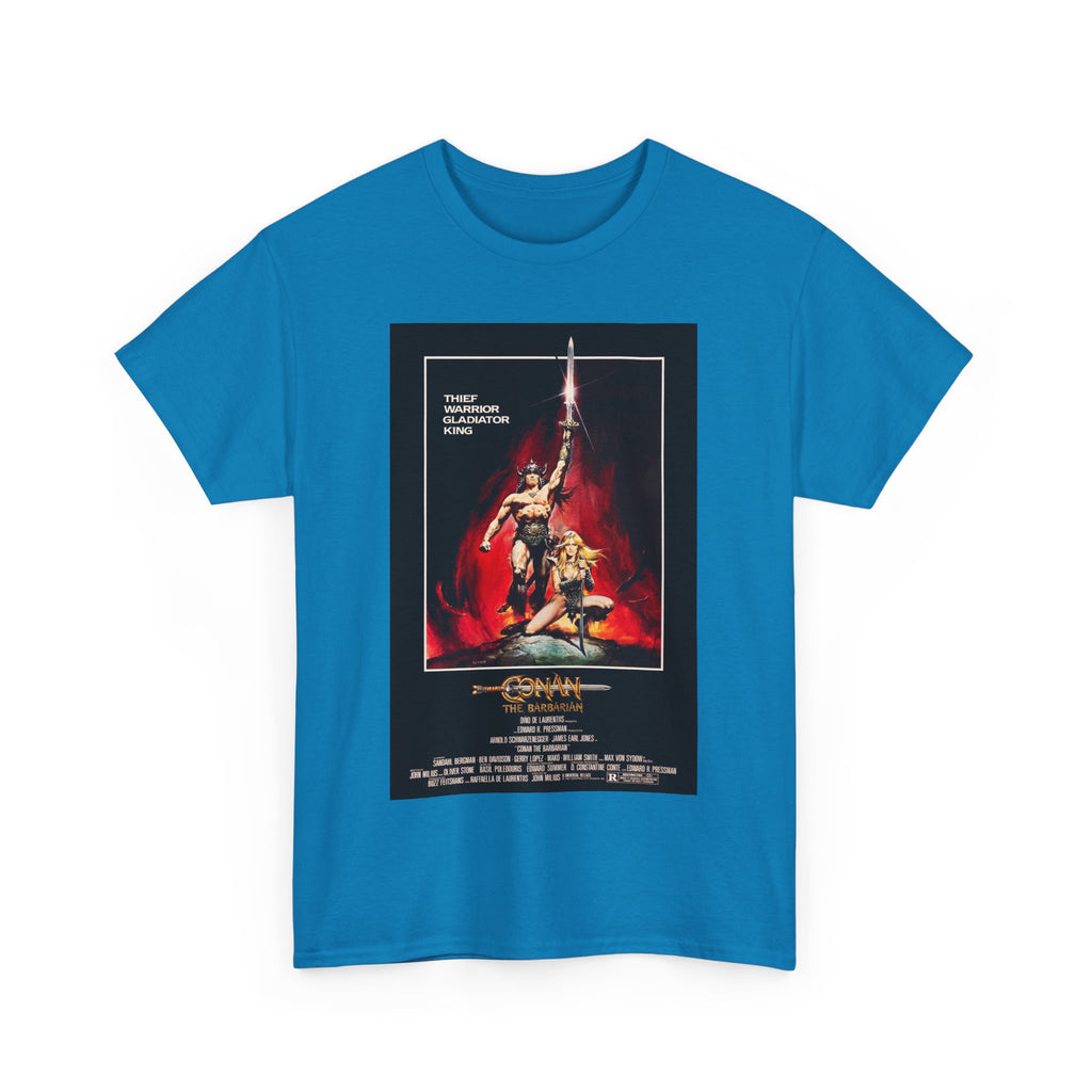 Conan the Barbarian Movie Poster Tee – Epic 80s Fantasy Classic