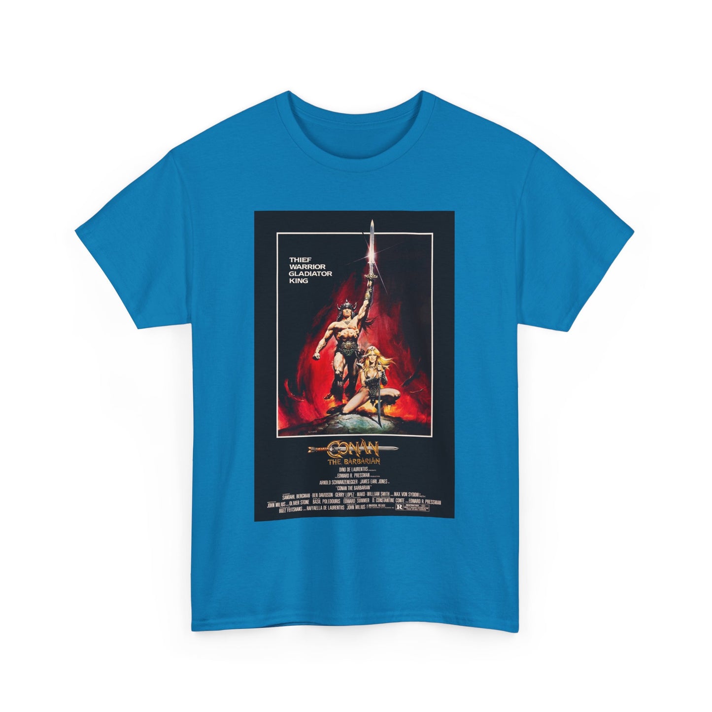 Conan the Barbarian Movie Poster Tee – Epic 80s Fantasy Classic