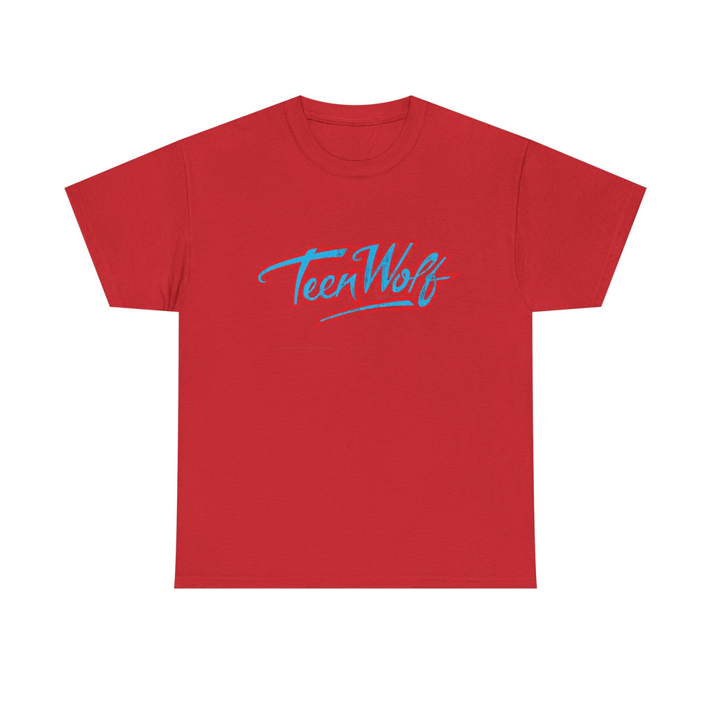 Teen Wolf Neon Logo Tee – 80s Movie Magic