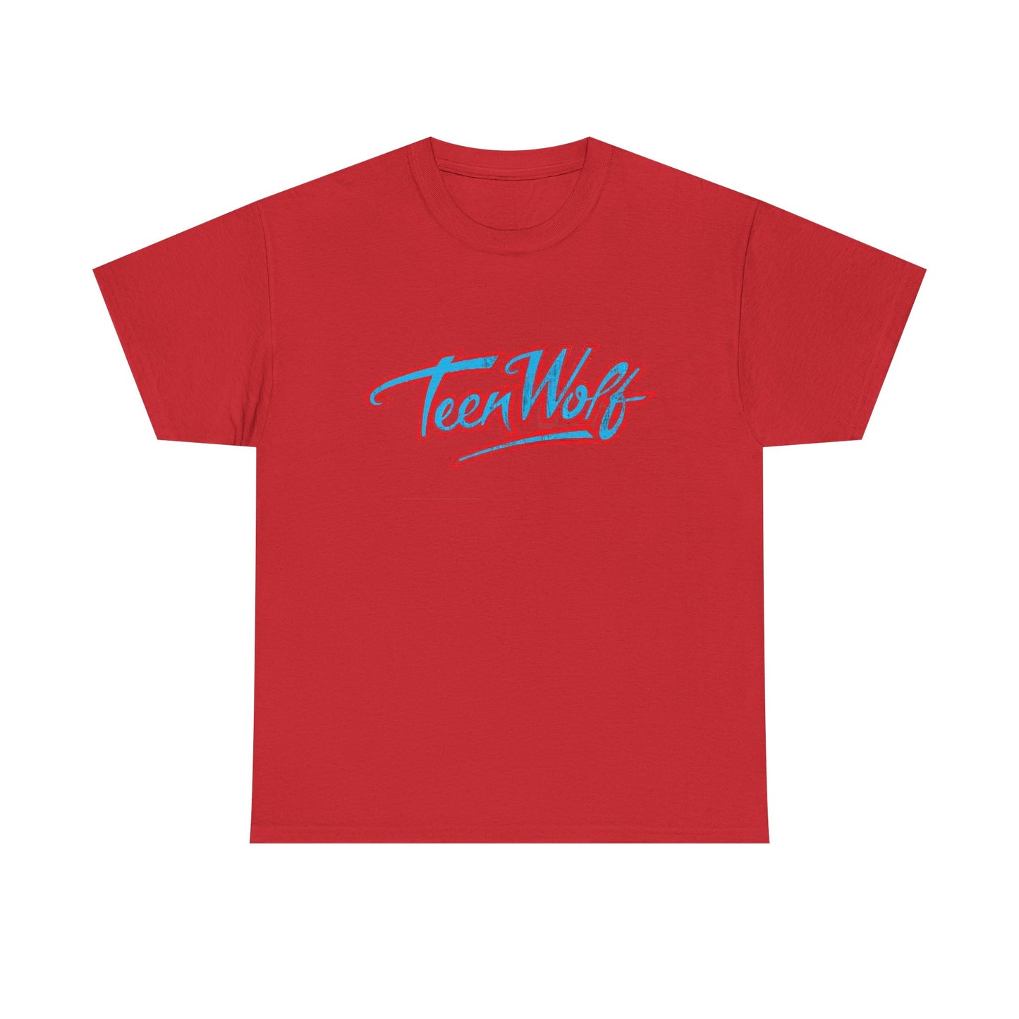 Teen Wolf Neon Logo Tee – 80s Movie Magic
