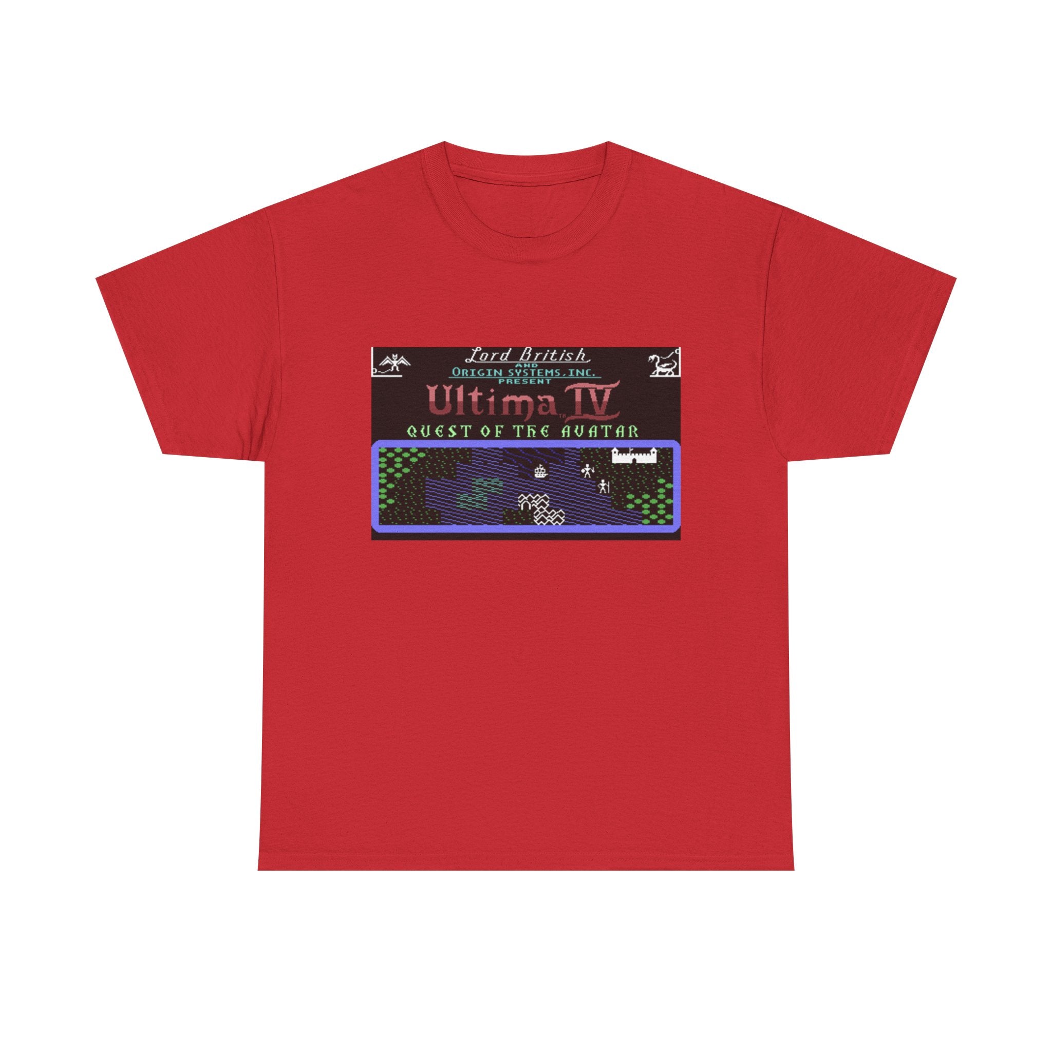 Ultima IV: Quest of the Avatar Commodore 64 Title Screen Tee – Classic C64 RPG