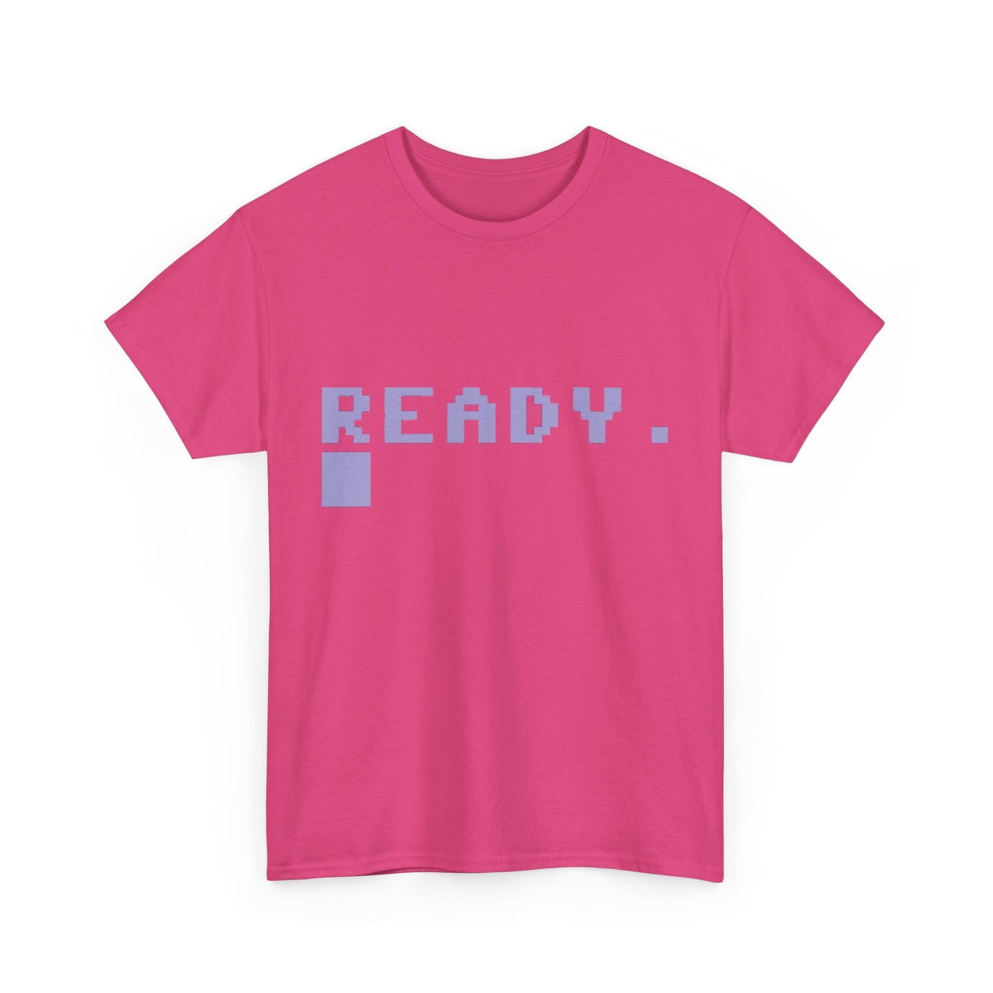 READY. – Commodore 64 Startup Screen Tee 80s Retro Computing