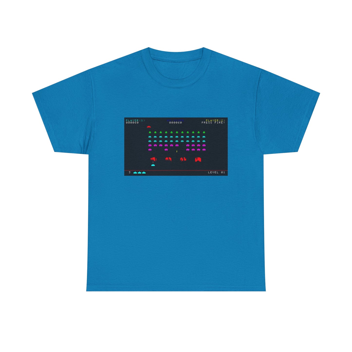 Space Invaders Tee – Classic 80s Arcade Game Scene