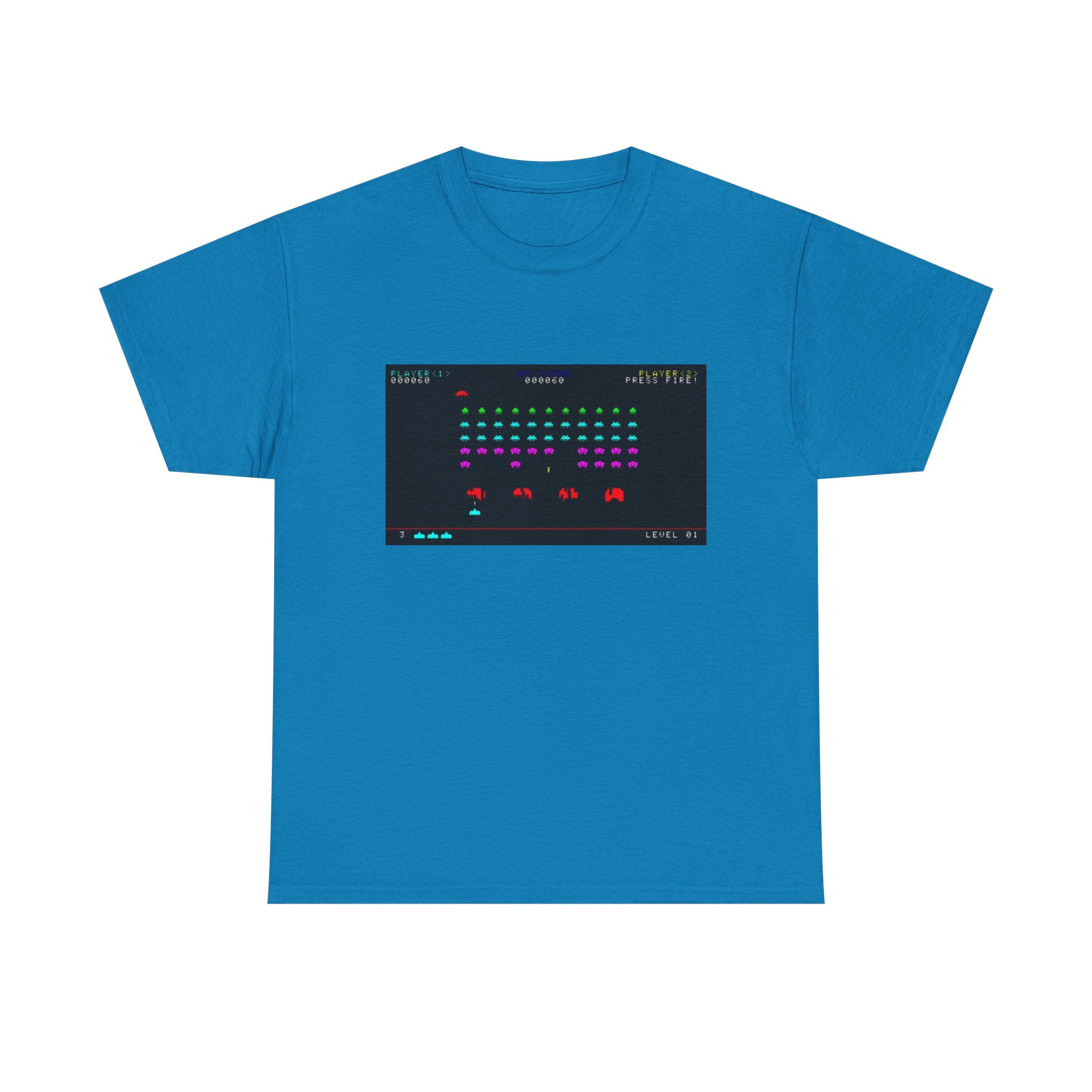 Space Invaders Tee – Classic 80s Arcade Game Scene