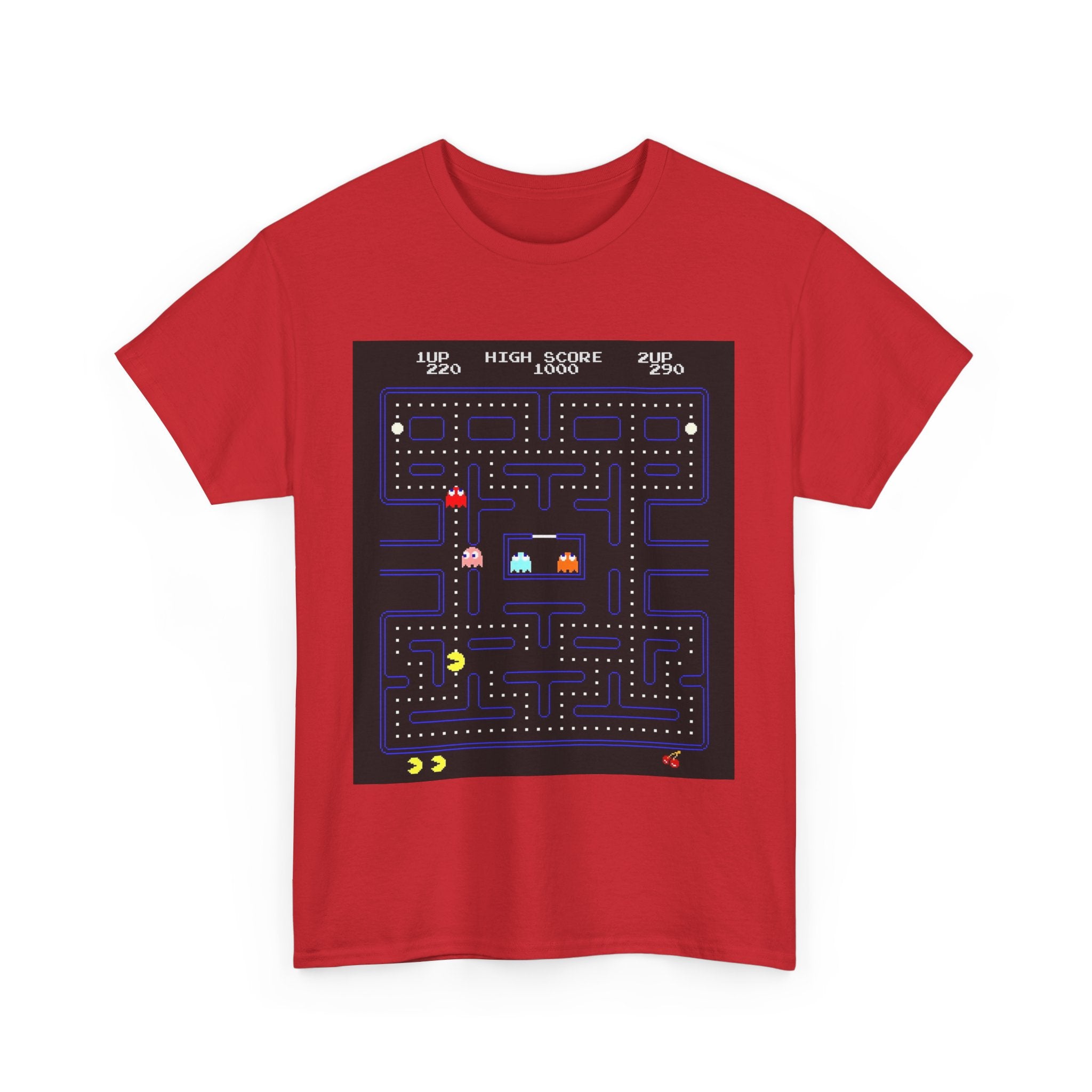 Pac-Man Screen Tee – Classic 80s Arcade Game Scene