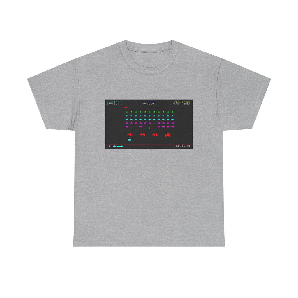 Space Invaders Tee – Classic 80s Arcade Game Scene