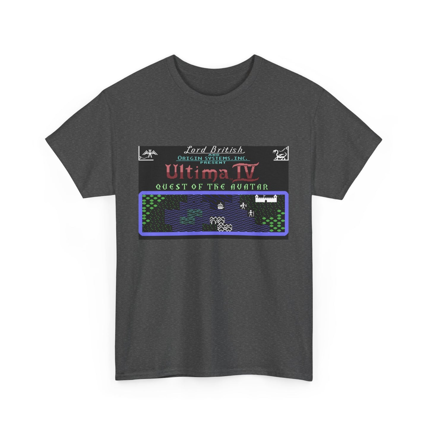 Ultima IV: Quest of the Avatar Commodore 64 Title Screen Tee – Classic C64 RPG