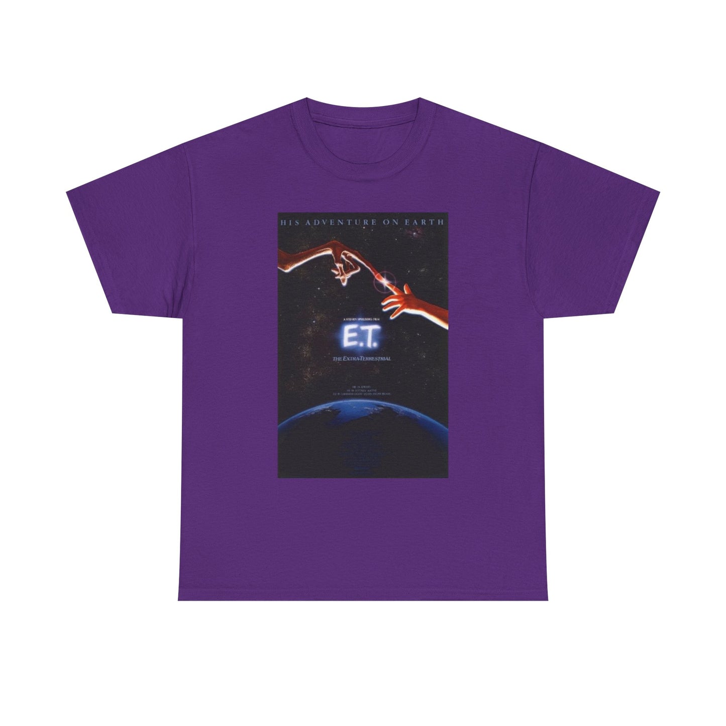 E.T. the Extra-Terrestrial Movie Poster Tee – Classic 80s Sci-Fi Family Film