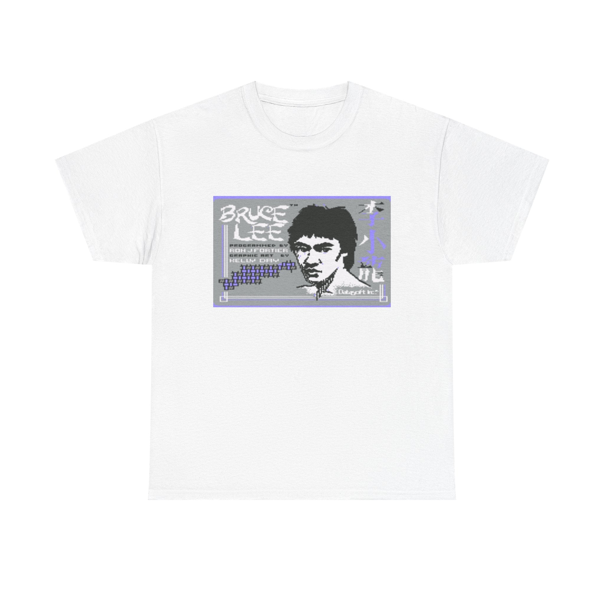 Bruce Lee Commodore 64 Title Screen Tee – Classic C64 Action Platformer