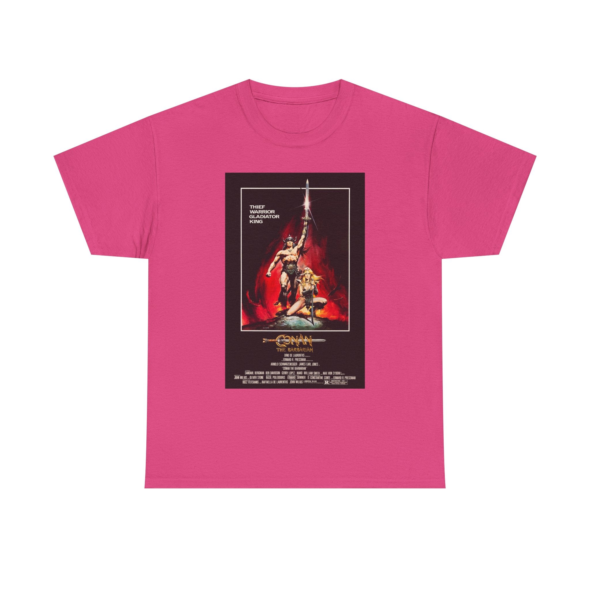Conan the Barbarian Movie Poster Tee – Epic 80s Fantasy Classic