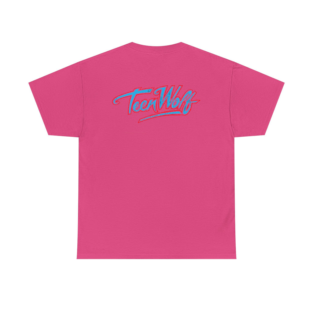 Teen Wolf Neon Logo Tee – 80s Movie Magic