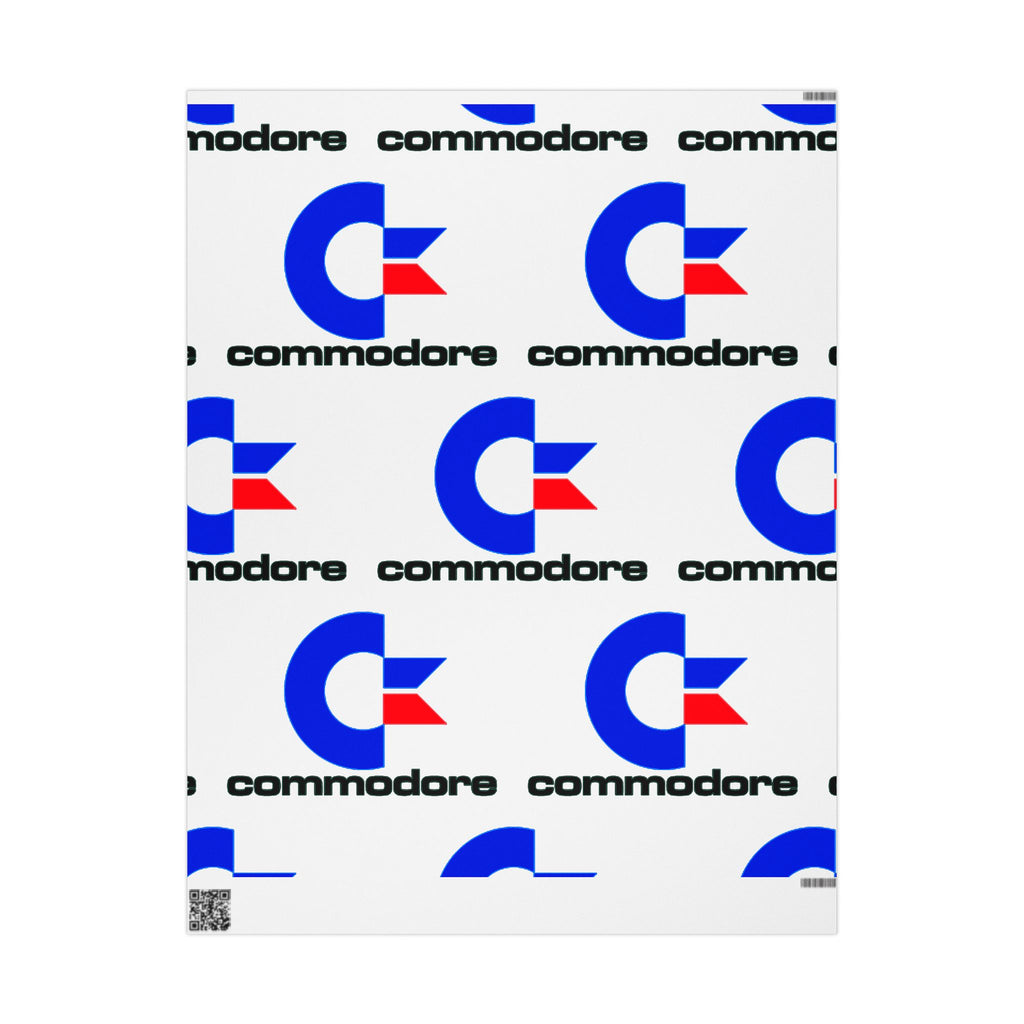 Retro Commodore Wrapping Paper, Gift Wrap, Birthday, Holidays, Geek Decor, [...]
