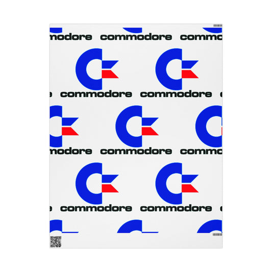Retro Commodore Wrapping Paper, Gift Wrap, Birthday, Holidays, Geek Decor, [...]