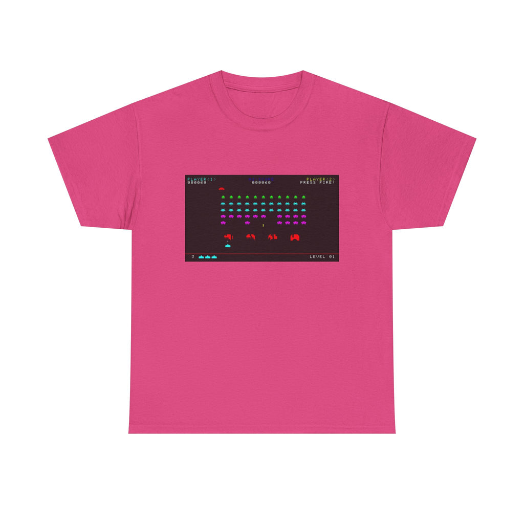 Space Invaders Tee – Classic 80s Arcade Game Scene
