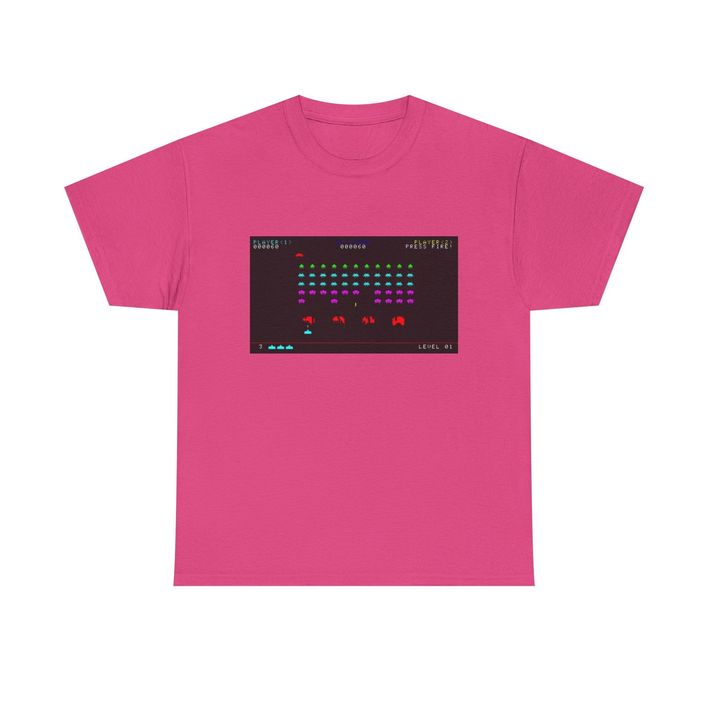 Space Invaders Tee – Classic 80s Arcade Game Scene