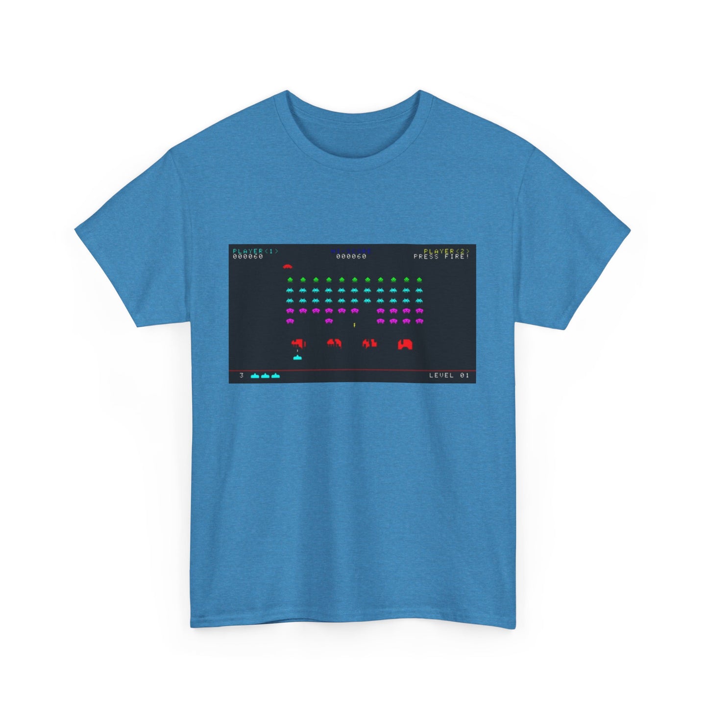 Space Invaders Tee – Classic 80s Arcade Game Scene