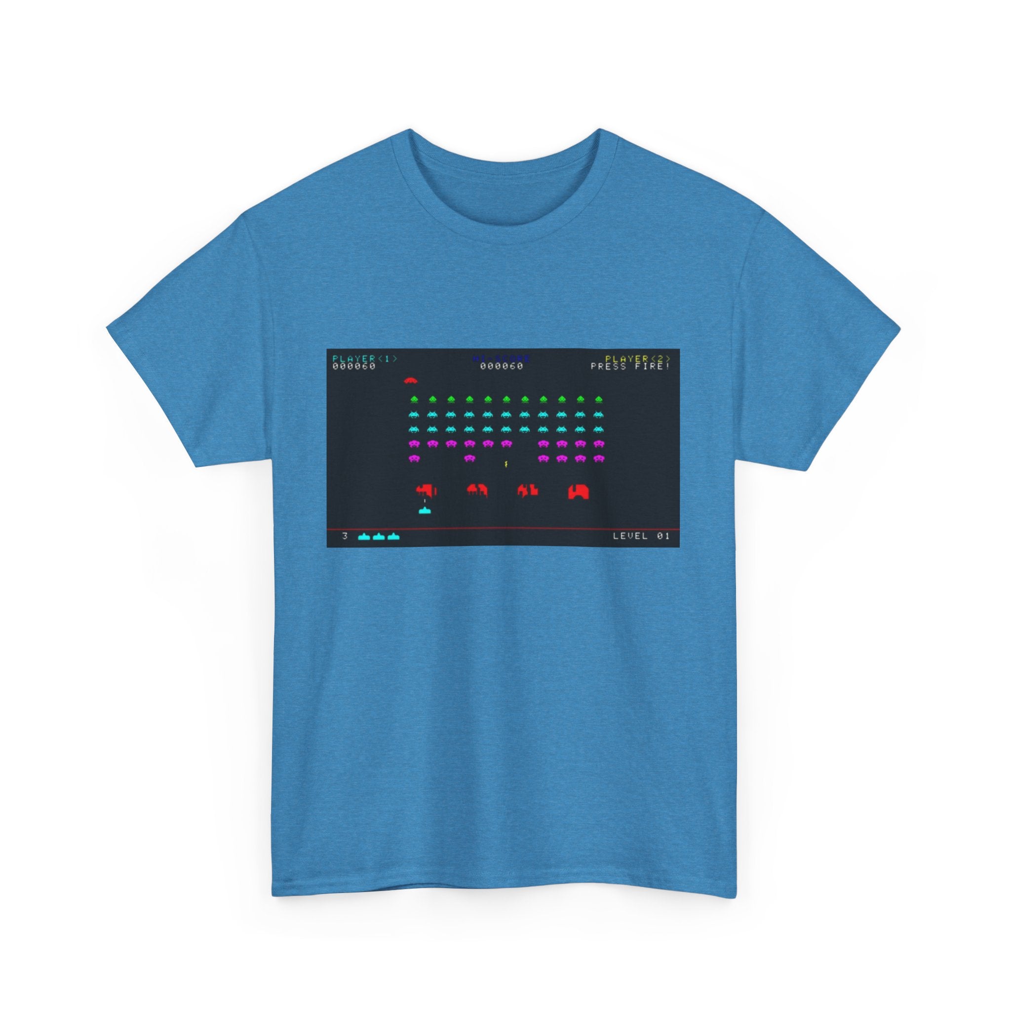 Space Invaders Tee – Classic 80s Arcade Game Scene