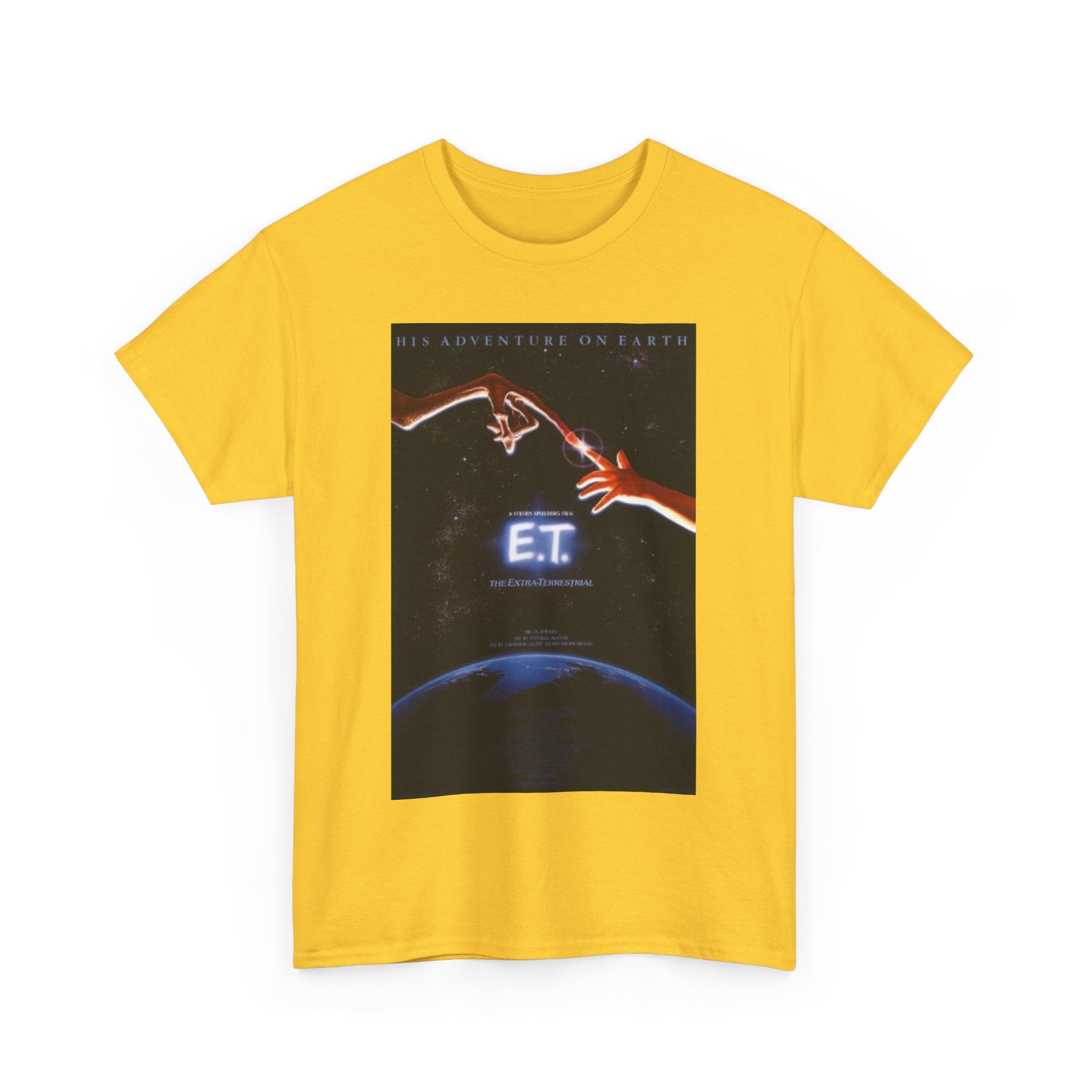 E.T. the Extra-Terrestrial Movie Poster Tee – Classic 80s Sci-Fi Family Film