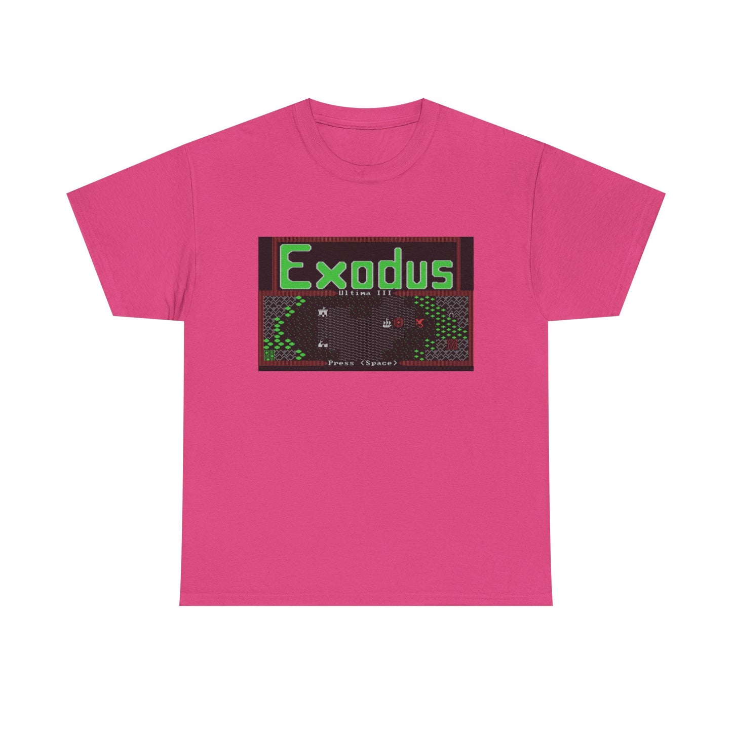 Ultima III: Exodus Commodore 64 Title Screen Tee – Classic C64 RPG