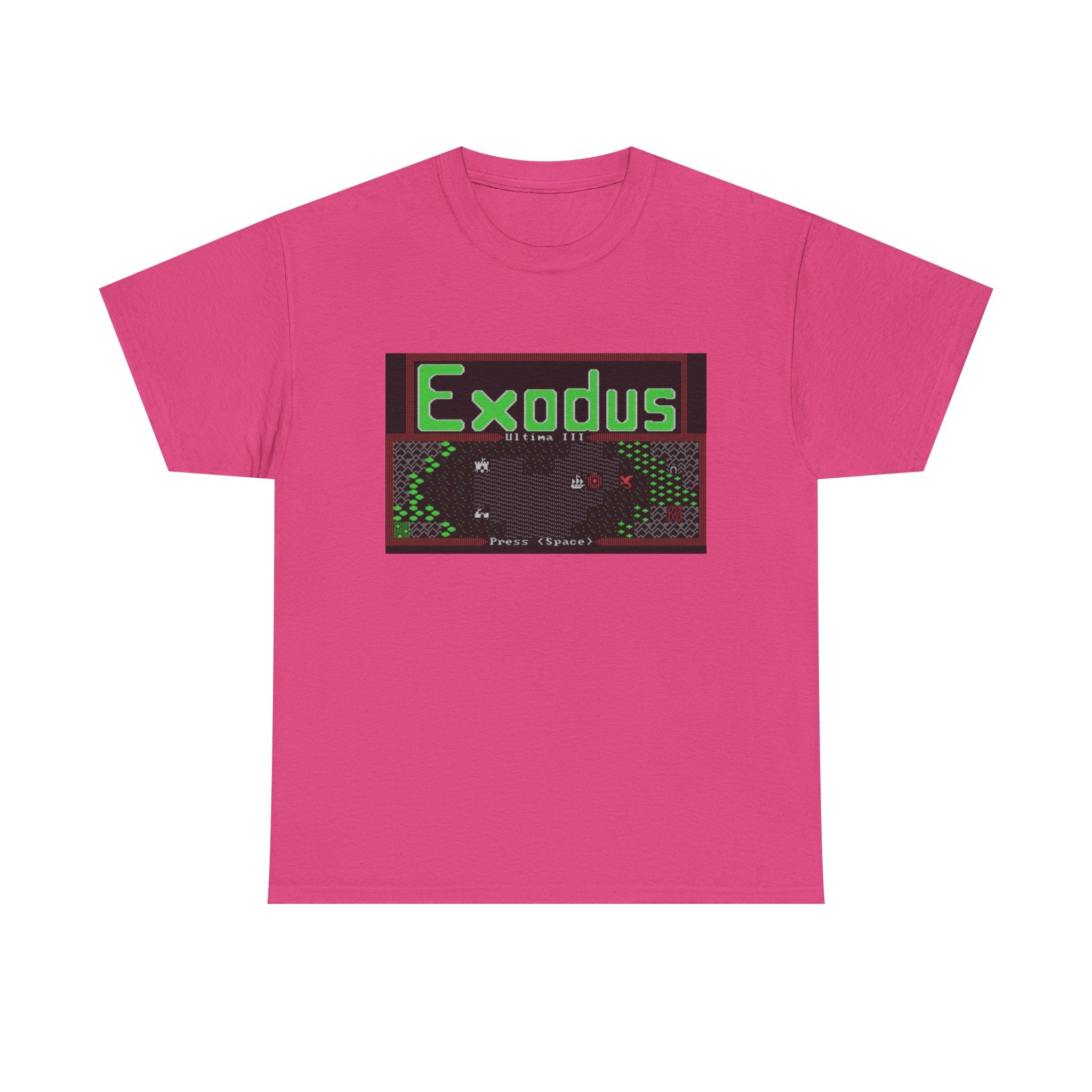 Ultima III: Exodus Commodore 64 Title Screen Tee – Classic C64 RPG