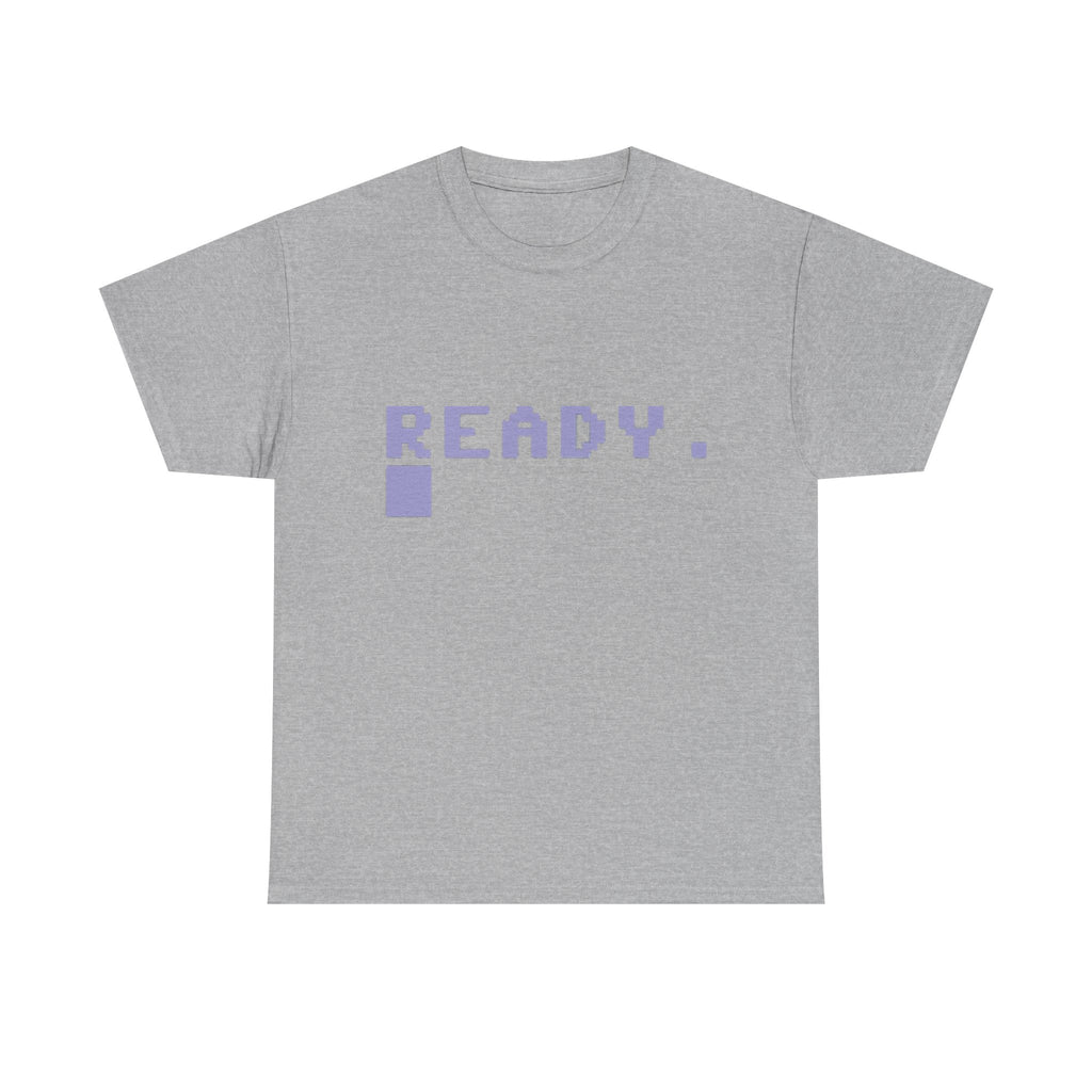 READY. – Commodore 64 Startup Screen Tee 80s Retro Computing