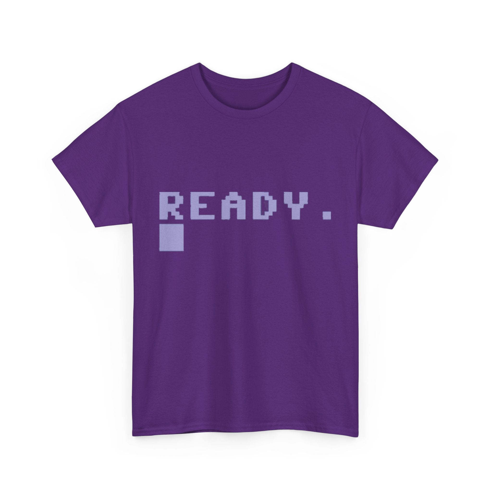 READY. – Commodore 64 Startup Screen Tee 80s Retro Computing