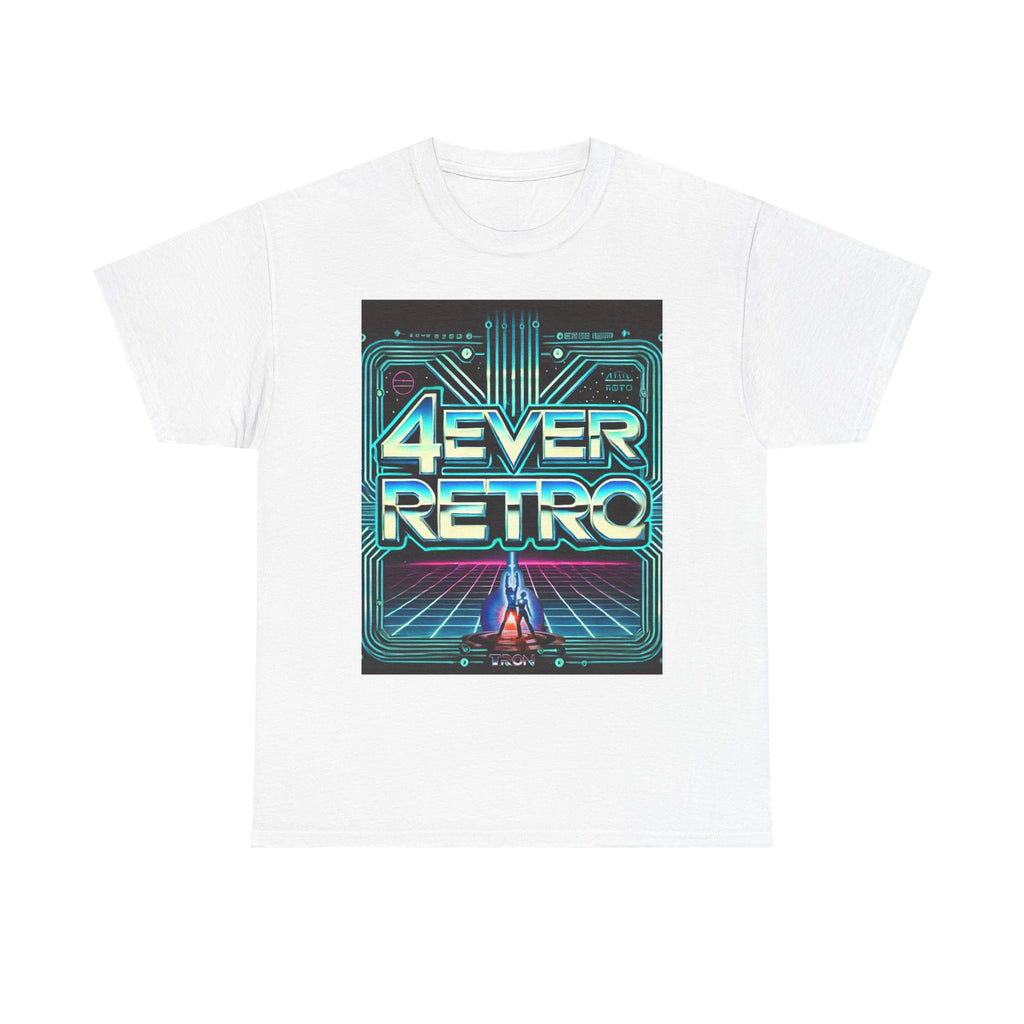 4ever Retro TRON-Inspired T-Shirt – Enter the Grid in 80s Style!