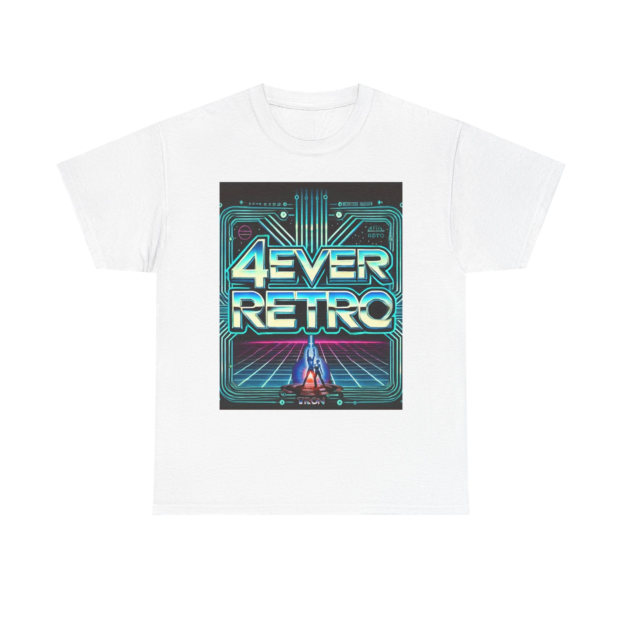 4ever Retro TRON-Inspired T-Shirt – Enter the Grid in 80s Style!