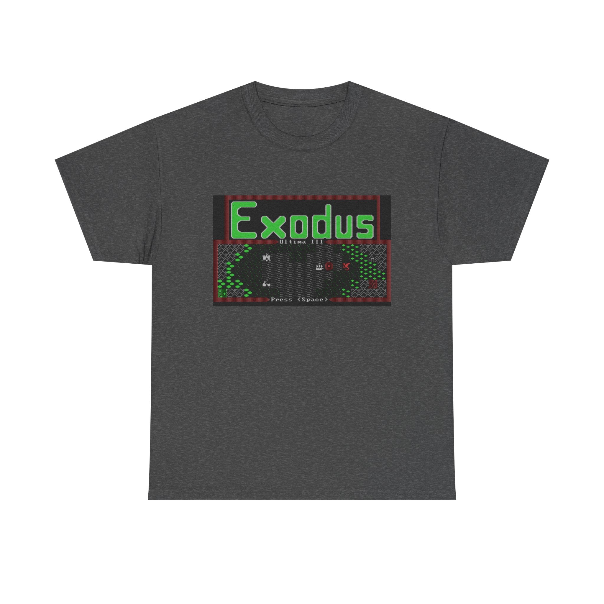 Ultima III: Exodus Commodore 64 Title Screen Tee – Classic C64 RPG