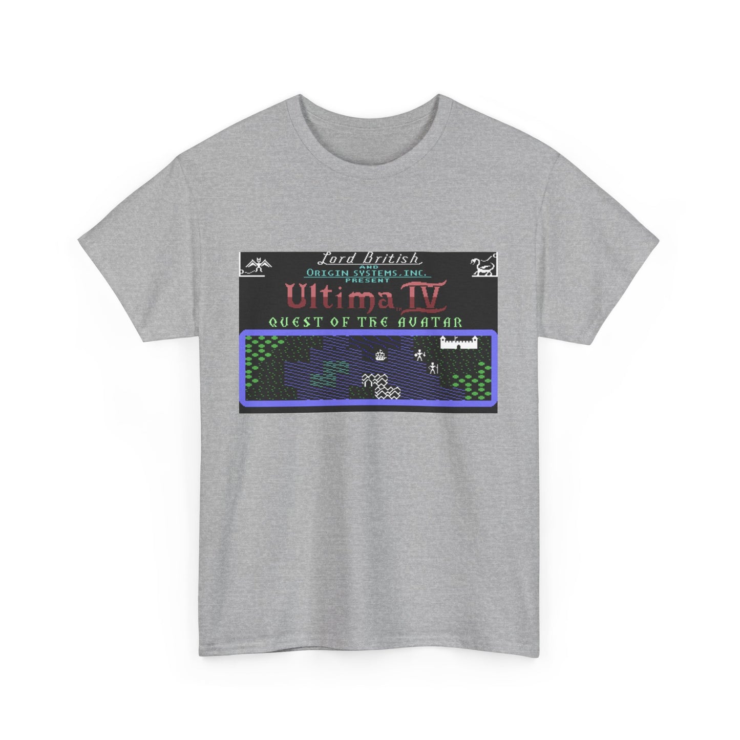 Ultima IV: Quest of the Avatar Commodore 64 Title Screen Tee – Classic C64 RPG