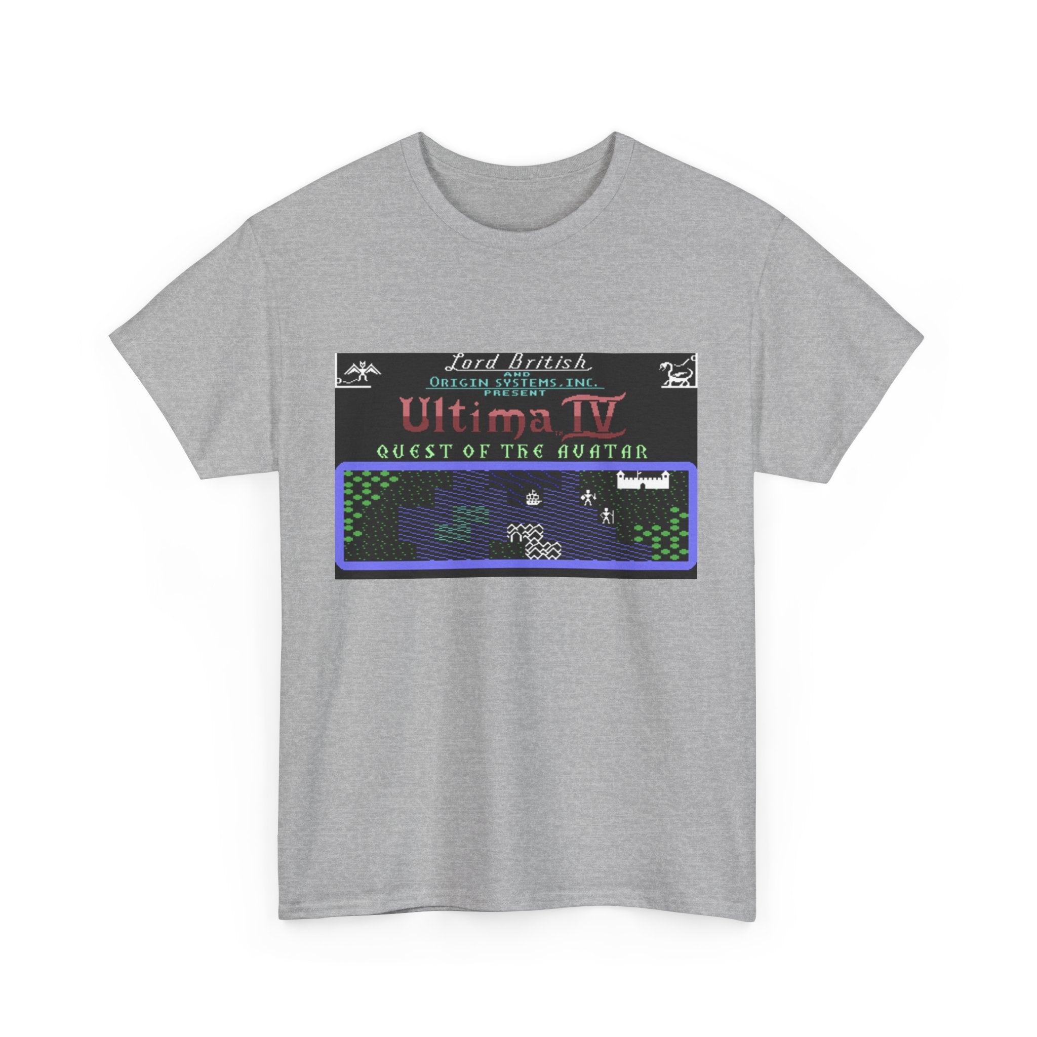 Ultima IV: Quest of the Avatar Commodore 64 Title Screen Tee – Classic C64 RPG