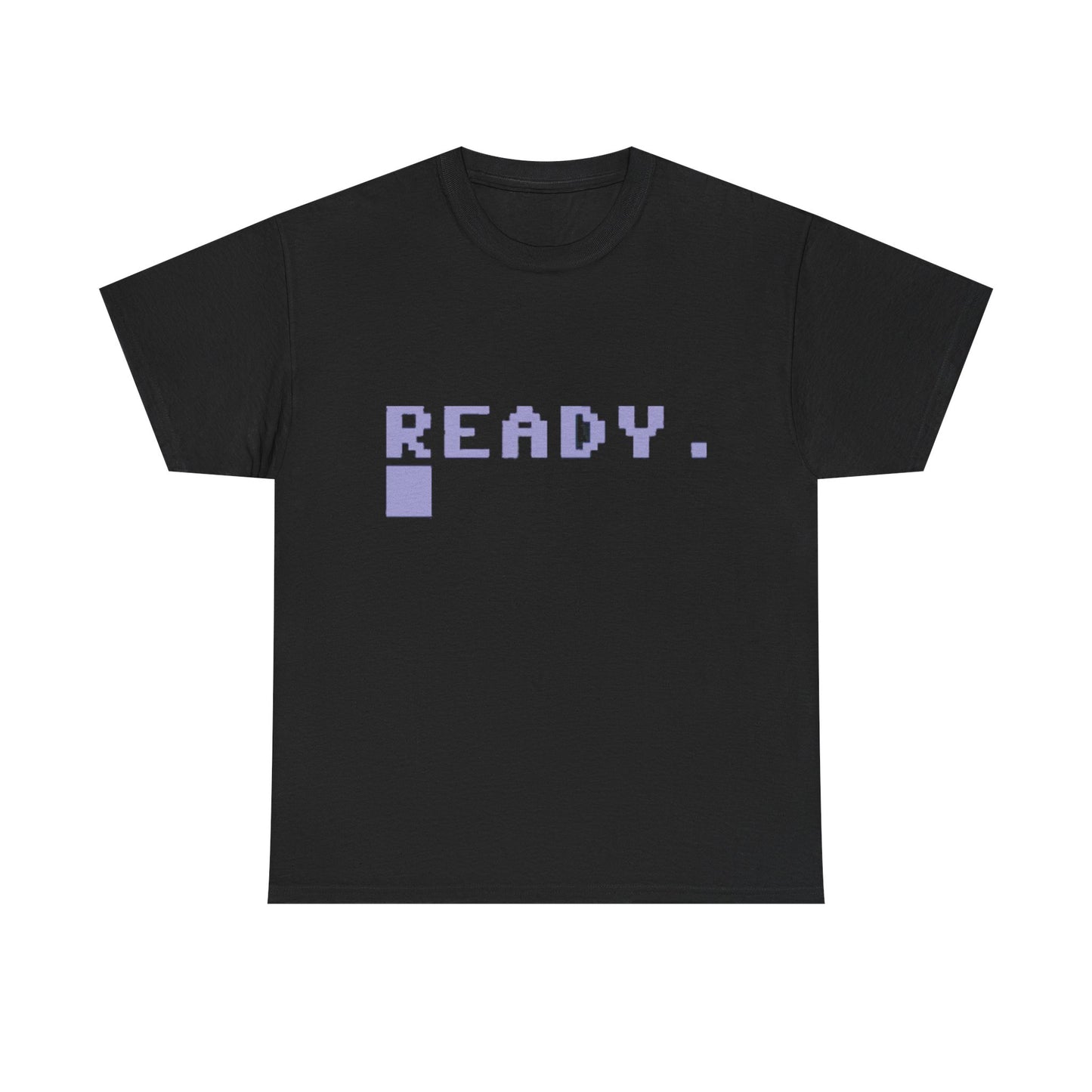 READY. – Commodore 64 Startup Screen Tee 80s Retro Computing